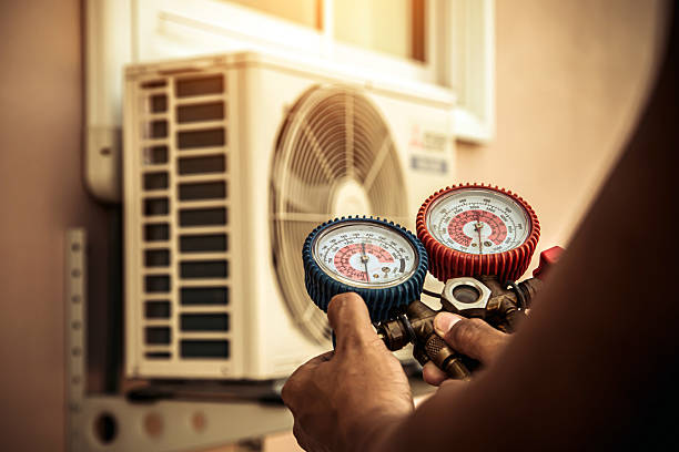 Professional Hvac Repair technician working in Fayetteville, NC